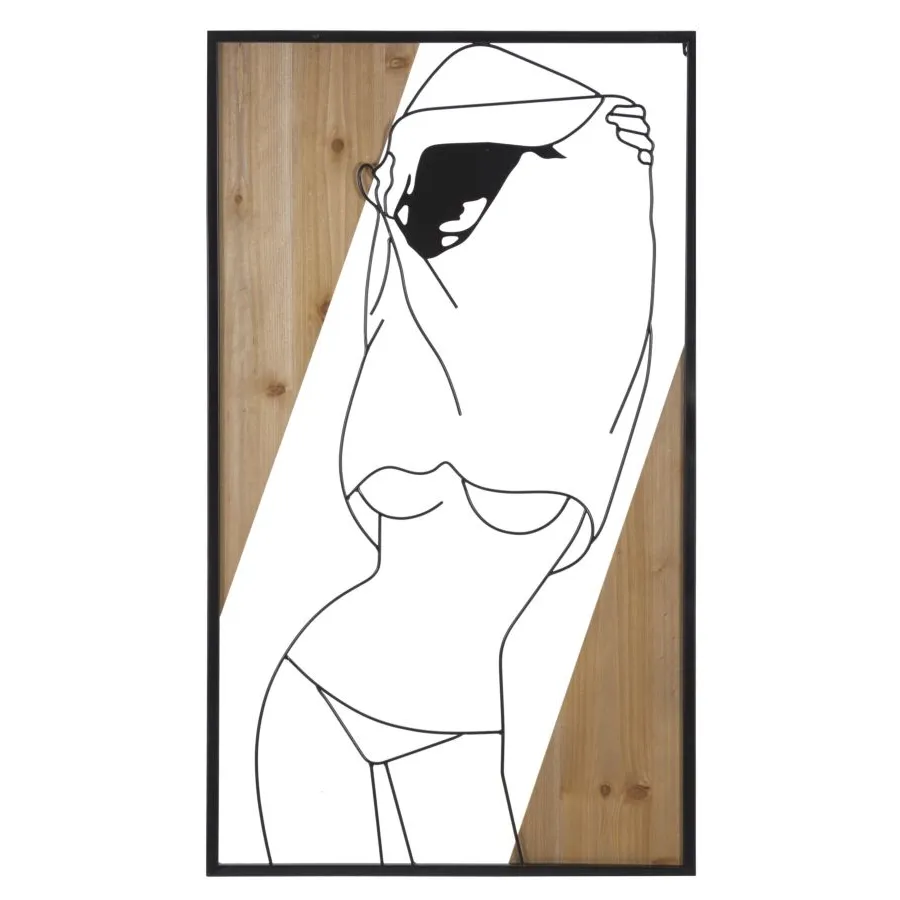 Płyta ścienna STRIP -B- Żelazo i Drewno 50 2 90 cm